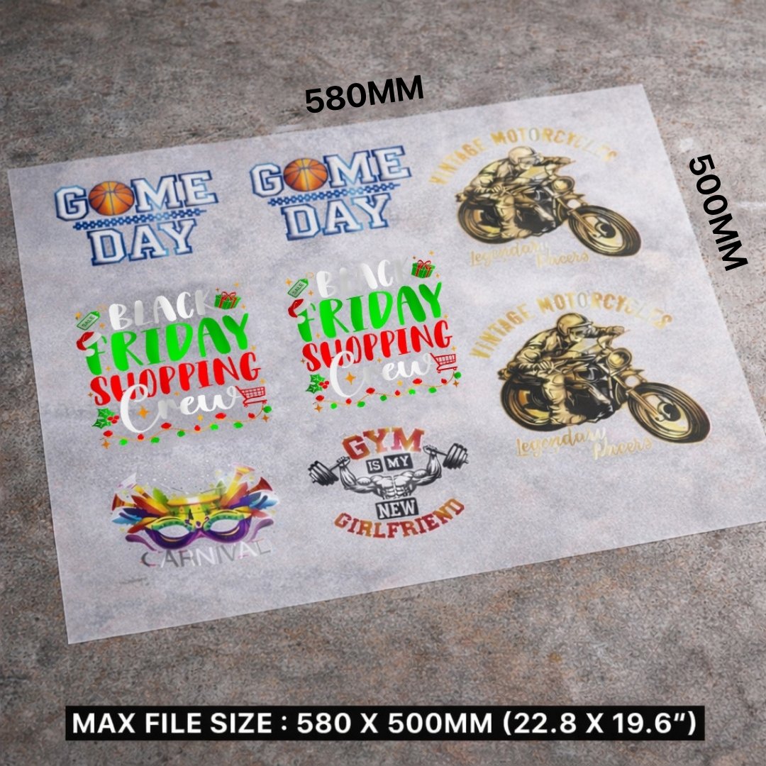 Fusion Print Metallic DTF Film - Image 9