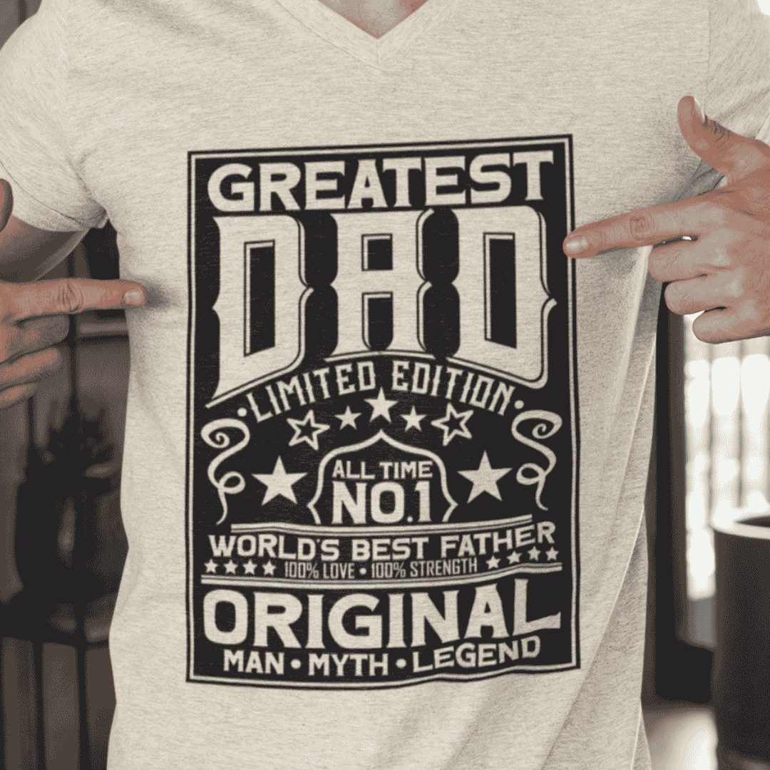 Greatest Dad - Black Background - Image 3