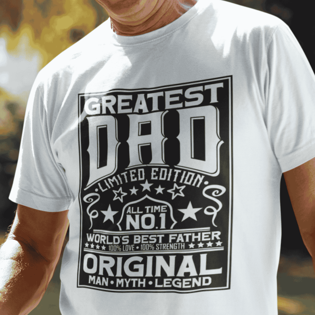 Greatest Dad - Black Background - Image 4