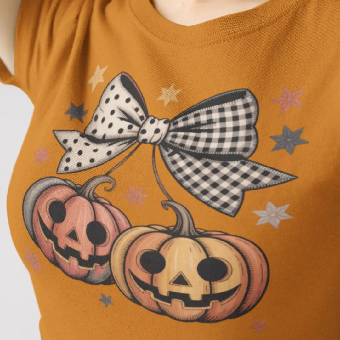 Halloween Ribbon Pumpkins and Stars - Image 3
