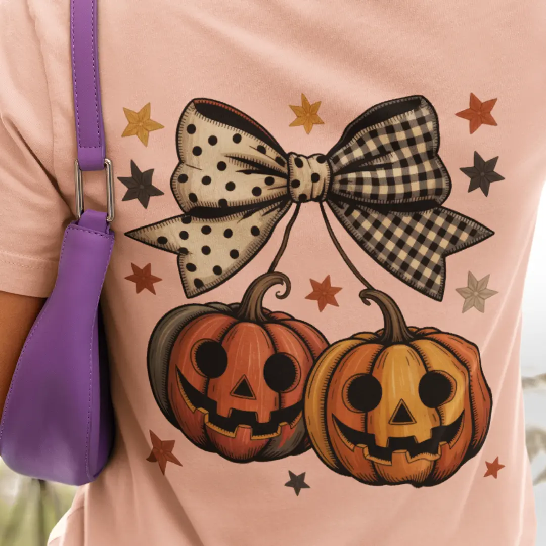 Halloween Ribbon Pumpkins and Stars - Image 4