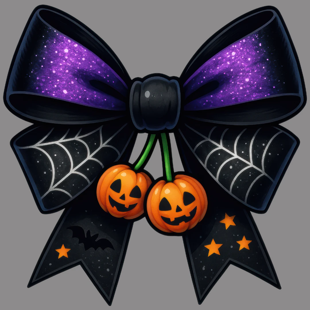 Black Pumpkin Ribbon - Image 2