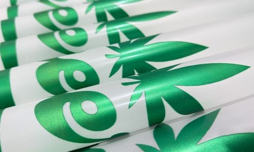 DTF metallic green colors